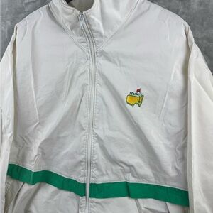 Vintage Masters Golf Full Zip Up Jacket Windbreaker Mens Large USA 90s Retro